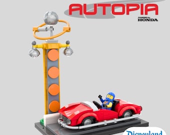 Disneyland Autopia inspired building instructions, Collectible attractions Series 1