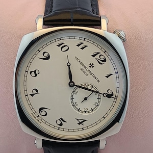 Refurbished Vacheron Constantin Historiques American Automatic White Dial Leather Band Men's Wristwatch