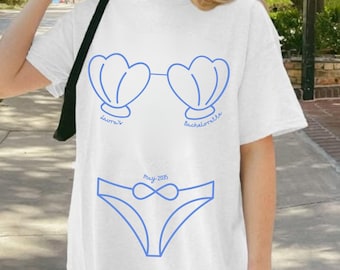 Personalized Bride Beach Vacation Comfort Colors, Custom Bachelorette Party Tee, Bridesmaid Beach Trip Shirt, Bride Squad Matching Shirts