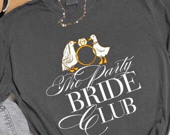 The Party Bride Club Shirt, Coastal Bridal Party Tee, Vintage Bachelorette Shirt, Bridal Weekend Gift for Bride Tribe