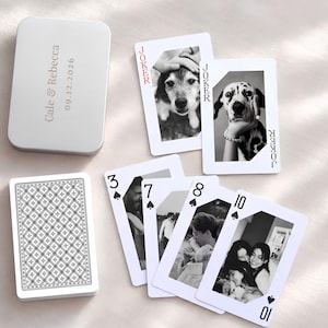 Individuell gestaltetes Fotokartenset: Freunde/Geburtstag/Familie/Jahrestag/Weihnachtsgeschenk/Spieleabende