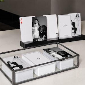 Custom Wedding Guest Book, Blank Playing Cards for writing, Wedding favor
