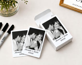 Custom Wedding Guest Book Playing Cards, Blank Cards, wedding favor