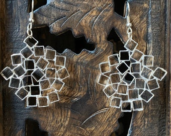 Geometric Earrings in Sterling Silver