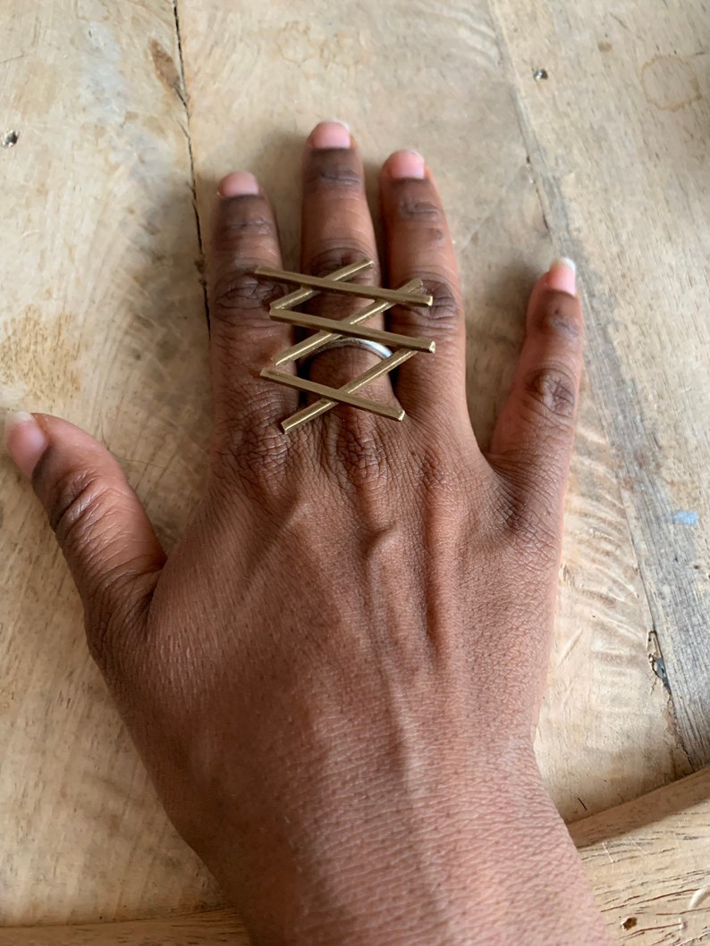 Anniissa Ring in Brass and Sterling Silver image 3