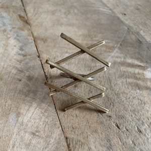 Anniissa Ring in Brass and Sterling Silver image 1