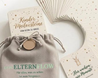 Milestone cards for children aged 1-6 years | 75 cards for childhood memories | Childhood milestones | writable on both sides