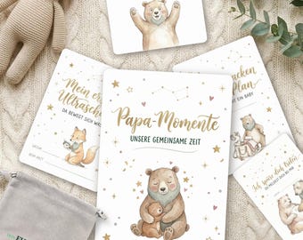 Milestone Cards Dad Moments 55 Cards Pregnancy & 1st Year DIN A6 Gift for Expectant Fathers Memories Baby