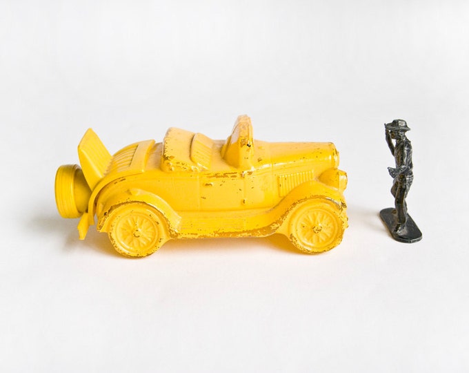 Avon Yellow Car After Shave Decanter Mens Vintage Cologne - Etsy