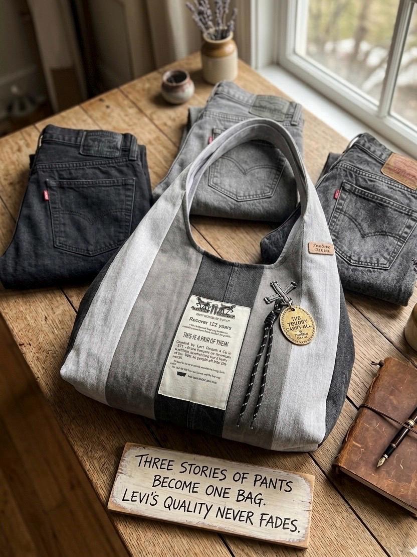 Levi denim tote bag - Etsy 日本