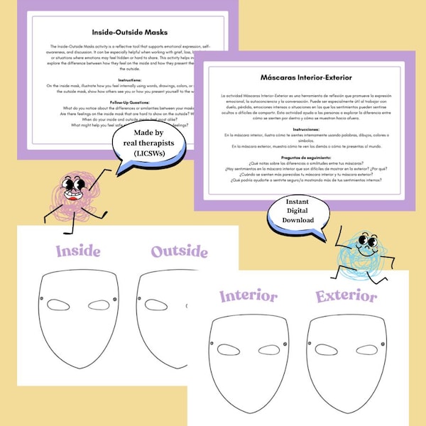 Masking Activity.pdf Mask - Etsy