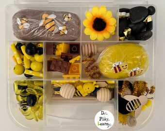 Busy Bees Playdough Sensory Kit for Kids, Busy Play Learning Gift for Kids