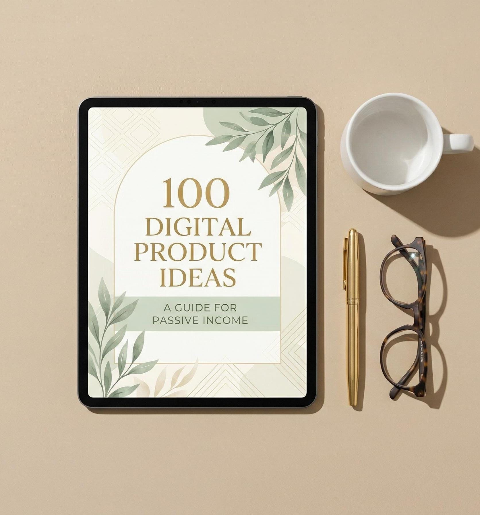 100 Digital Product Ideas Guide for Passive Income, Etsy Shop Starter ...