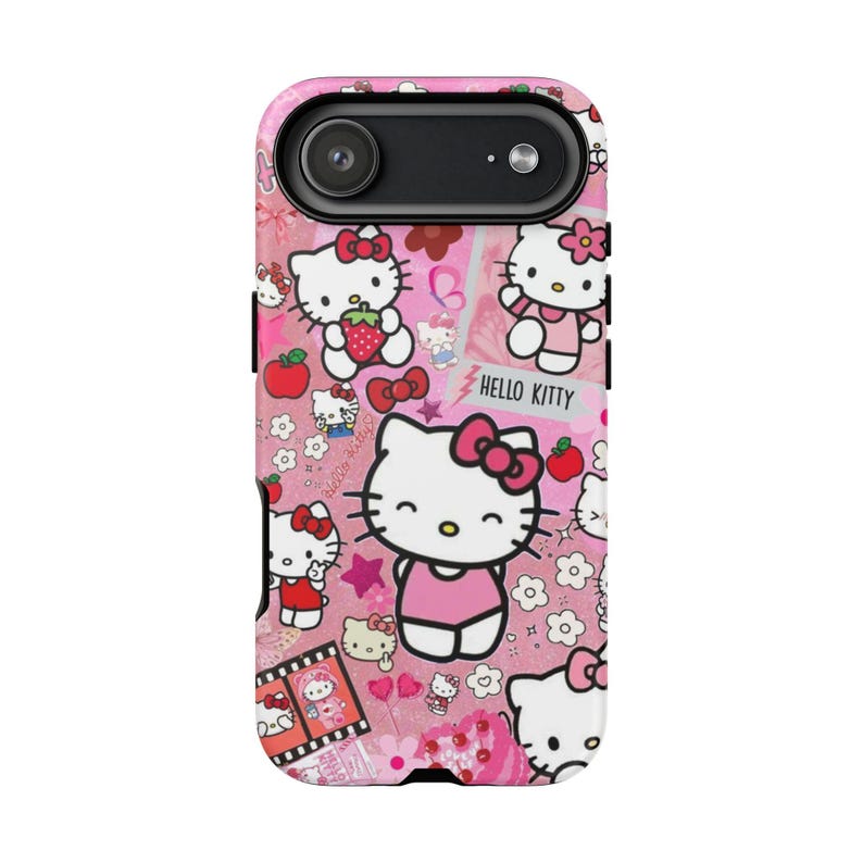 Hello Kitty-telefoonhoesje | roze iphonehoesje met kawaiikarakter | iPhone 17, iPhone 17 Pro, iPhone 17 Pro max, iPhone 17 Air afbeelding 6