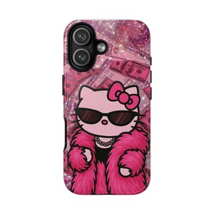 Hello Kitty-telefoonhoesje | Leuk kawaii luxe iPhone-hoesje | iPhone 17, iPhone Air, iPhone 17 Pro, iPhone 17 Pro max afbeelding 3