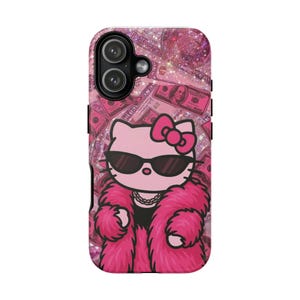 Hello Kitty-telefoonhoesje | Leuk kawaii luxe iPhone-hoesje | iPhone 17, iPhone Air, iPhone 17 Pro, iPhone 17 Pro max afbeelding 4