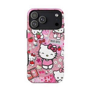 Hello Kitty-telefoonhoesje | roze iphonehoesje met kawaiikarakter | iPhone 17, iPhone 17 Pro, iPhone 17 Pro max, iPhone 17 Air afbeelding 8
