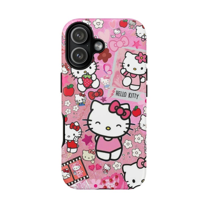 Hello Kitty-telefoonhoesje | roze iphonehoesje met kawaiikarakter | iPhone 17, iPhone 17 Pro, iPhone 17 Pro max, iPhone 17 Air afbeelding 4