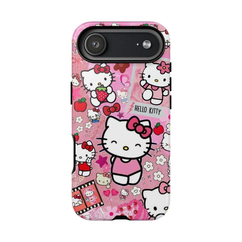 Hello Kitty-telefoonhoesje | roze iphonehoesje met kawaiikarakter | iPhone 17, iPhone 17 Pro, iPhone 17 Pro max, iPhone 17 Air afbeelding 5