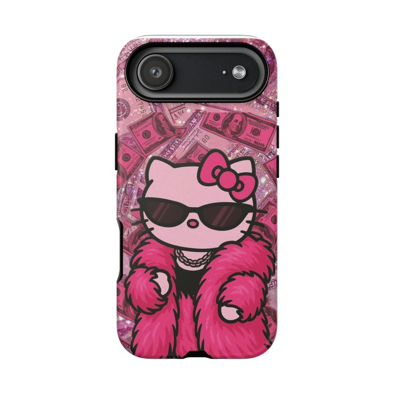 Hello Kitty-telefoonhoesje | Leuk kawaii luxe iPhone-hoesje | iPhone 17, iPhone Air, iPhone 17 Pro, iPhone 17 Pro max afbeelding 6