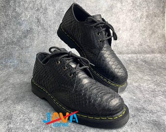 Handmade Python Snakeskin Shoes Exotic Leather Unisex Luxury Reptile Leather Footwear