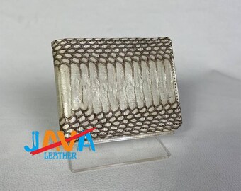 King Cobra Leather Wallet for Men – Exotic Snakeskin Bifold Luxury Gift