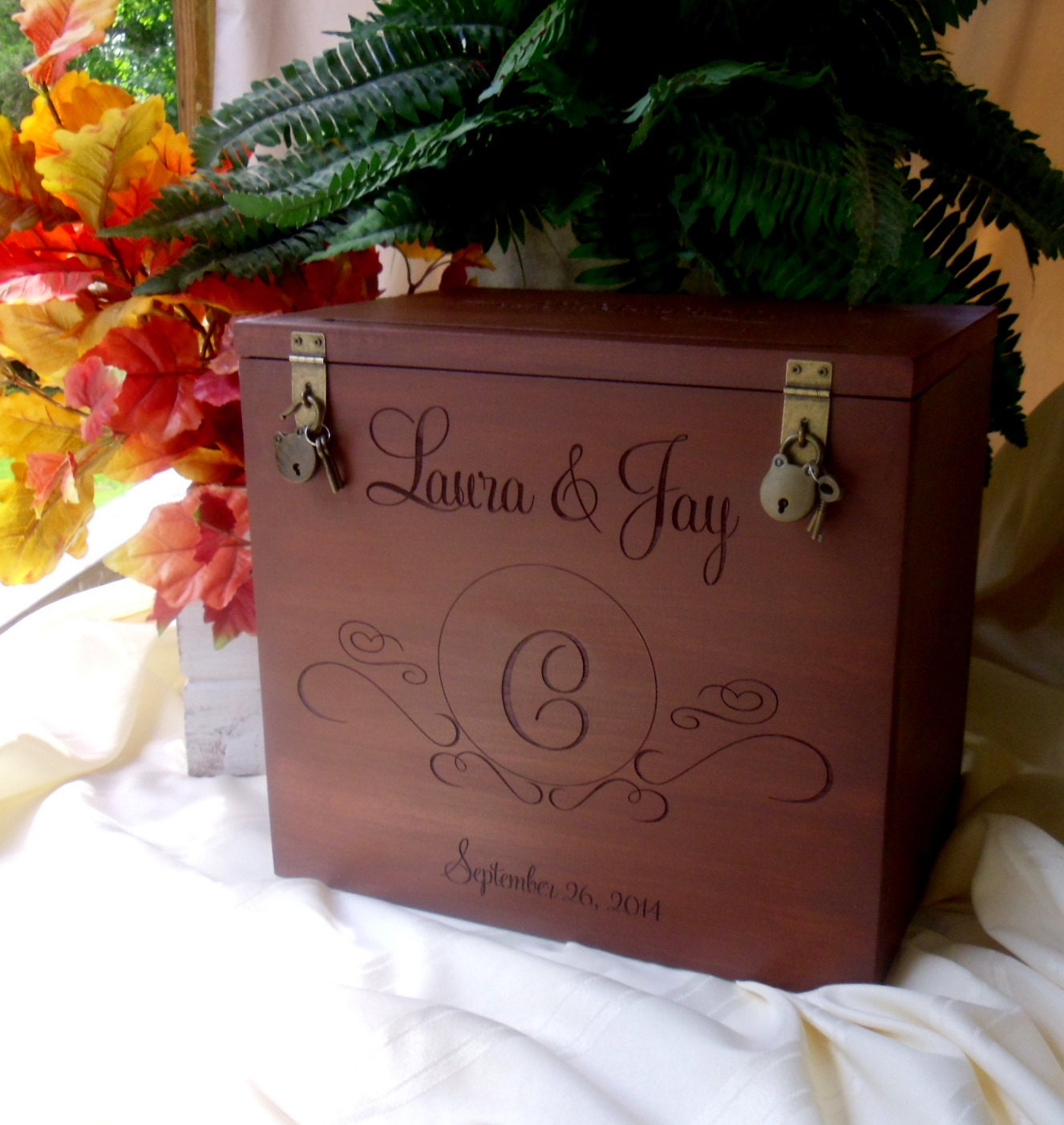Wedding Card Box Etsy