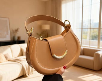 Vintage Hobo Bag – PU Flap Crossbody Purse