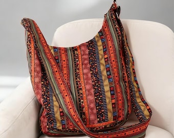 Vintage Bohemian Shoulder Bag – Large Capacity Crossbody Messenger Bag for Women
