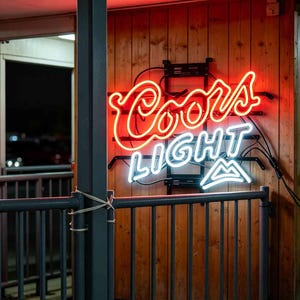 Vintage Coors Light Beer Signs - Etsy