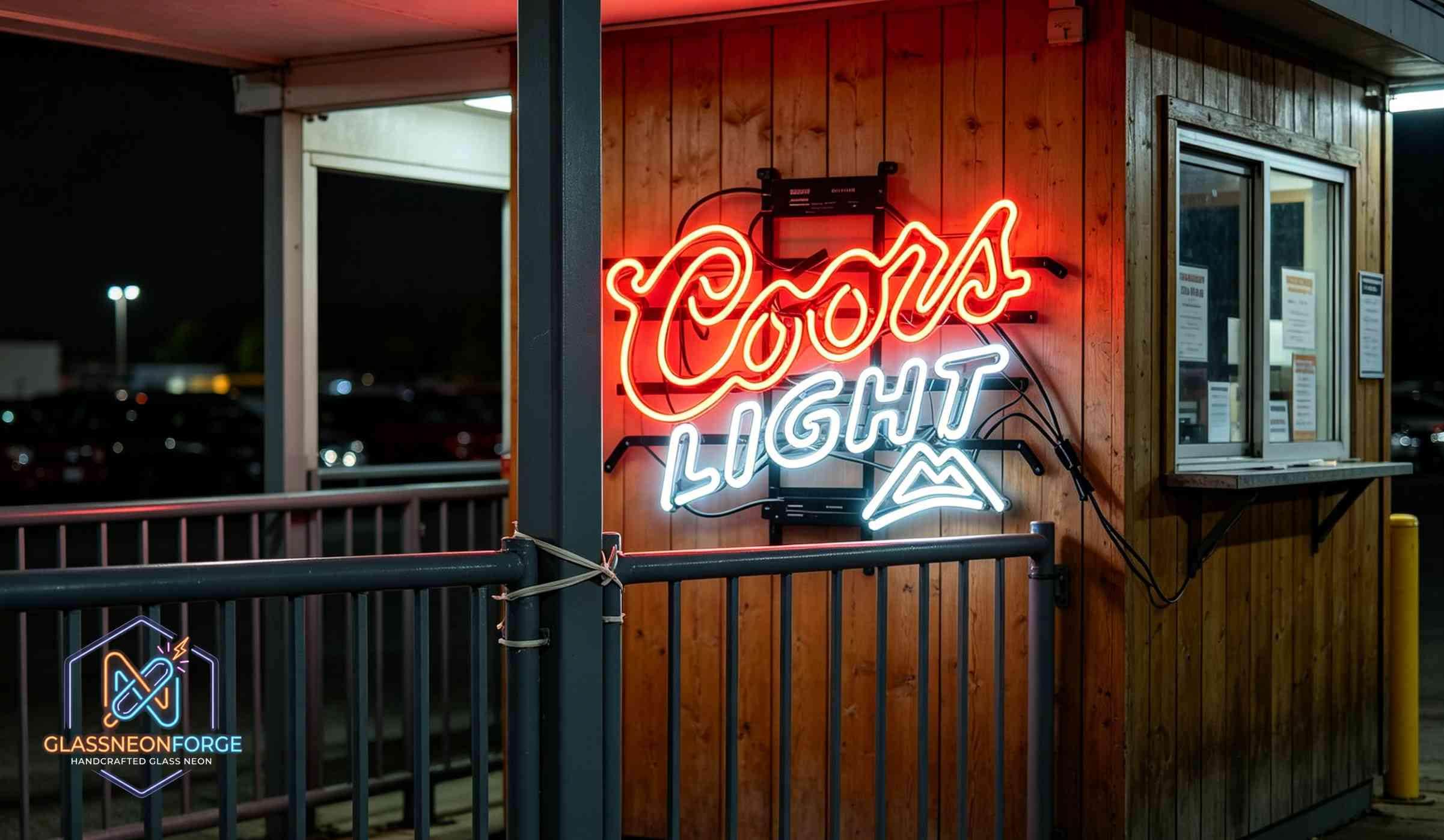 Vintage Coors Neon Light - Etsy