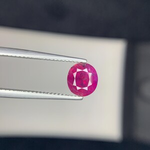 2.17 Ct Natural  Kashmir Ruby Oval Shape Loose Gemstone