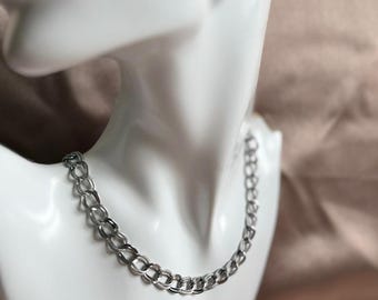 Halsband med grov länkkedja i guld | Statementhalsband för kvinnor | Trendigt djärvt halsband | Minimalistiska smycken, gåva