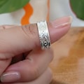 Handmade Sterling Silver Celtic Knot Ring | Unisex Wedding Band