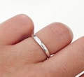 Sterling Silver Thin Band Ring | Minimalist Stacking, Promise Ring
