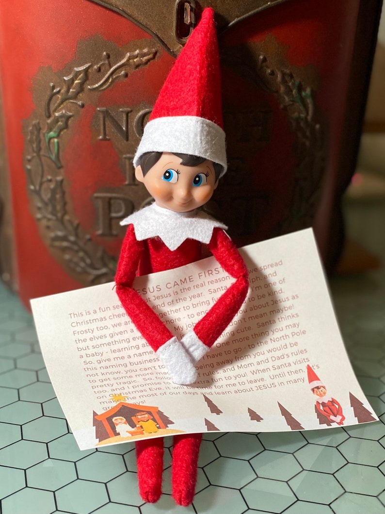 Jesus' Friend the Elf on the Shelf Daily Guide | Etsy
