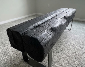 Handgemaakte massief eiken zitting