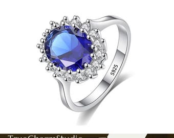 Natuurlijke zirkoon edelsteen ring belofte ring voor haar verjaardag verloving, bruiloft, verjaardagscadeau