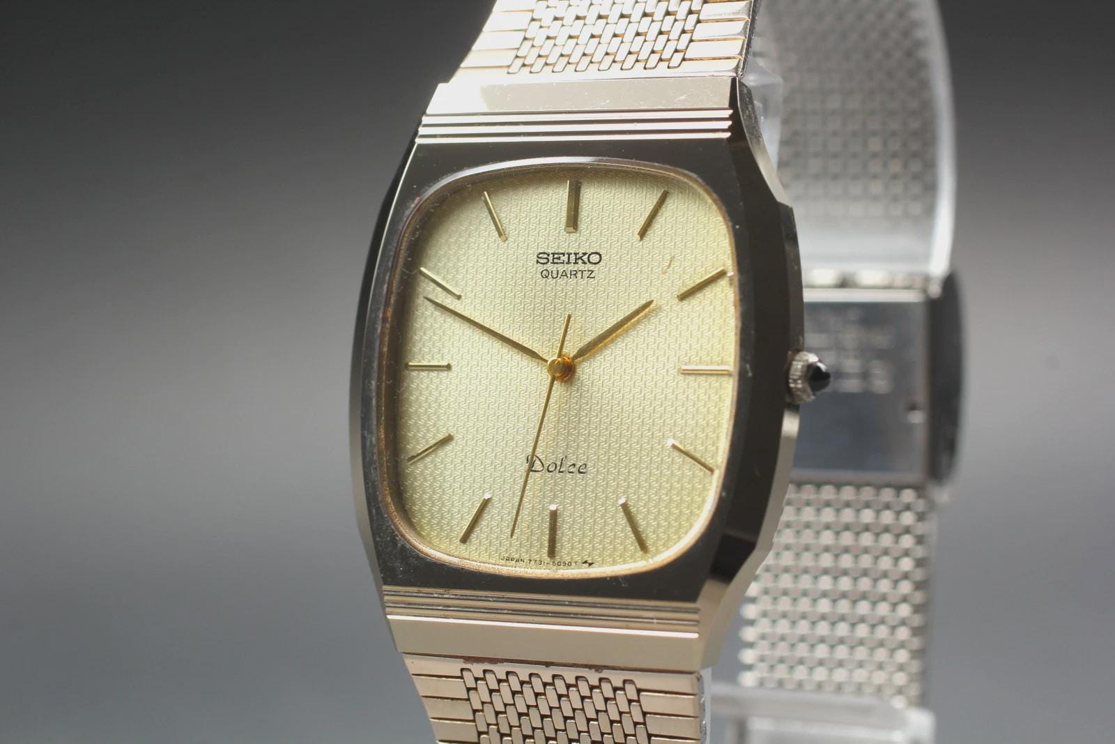 Seiko Dolce Tungsten - Etsy