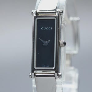 3.グッチ GUCCI 時計 1500L GUCCI（グッチ） 腕時計 1500L ステンレススチール ゴールド ブラック