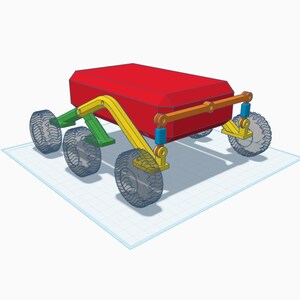 6BT Modellbau Modell bereit zu stellen 3D Druck Roboter Bausatz 3MF (Digital Download)
