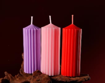 Velas de cera de baja temperatura - Vela de soja hecha a mano - Cera segura para la piel - Romántica