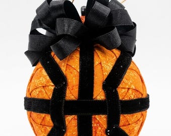 Basketball Quilted Keepsake Ornament