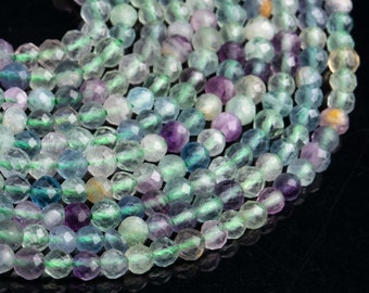 2MM Moss Green Cubic Zirconia Beads Grade AAA Full Strand Faceted Round Loose Beads 15 Bulk Lot Options (110620-3201