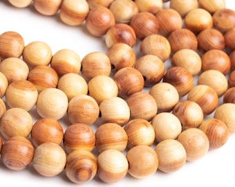 10 MM Duftende Zedernholz Mala Perlen 108 Stück Natürliche Runde Perlen 42 "BULK LOT 1,3,5,10 und 50 (80257-705)
