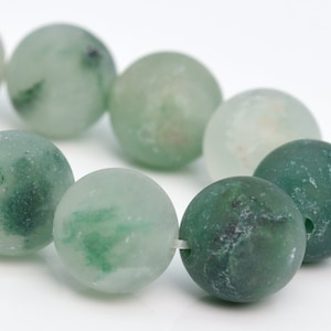10MM mat groene Chalcedoon kralen kwaliteit AAA echte natuurlijke edelsteen halve strand ronde losse kralen 7,5&quot; bulk lot opties (105209h-1475)