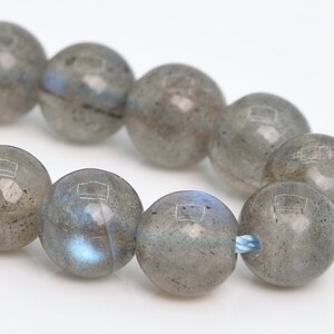6MM Gray Labradorite Beads Madagascar A+ Genuine Natural Gemstone Half Strand Round Loose Beads 7.5&quot; BULK LOT 1,3,5,10,50 (105165h-1454)