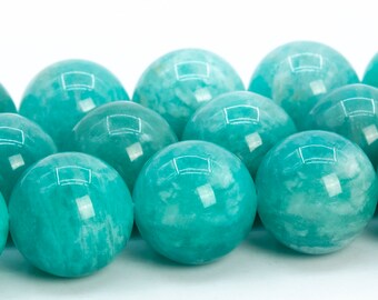 4MM Genuine Peruvian Amazonite Beads Light Green Grade A 115671-3902 Natural Gemstone Full Strand Round Loose Beads 15