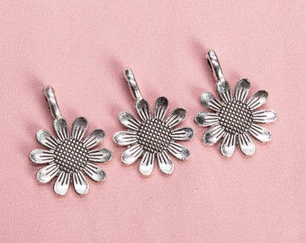 sunflower charms in bulk