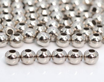 5x3MM Antique Silver Tone Spacer Beads Floral 30 Pcs Bulk Lot Options 62663-2292